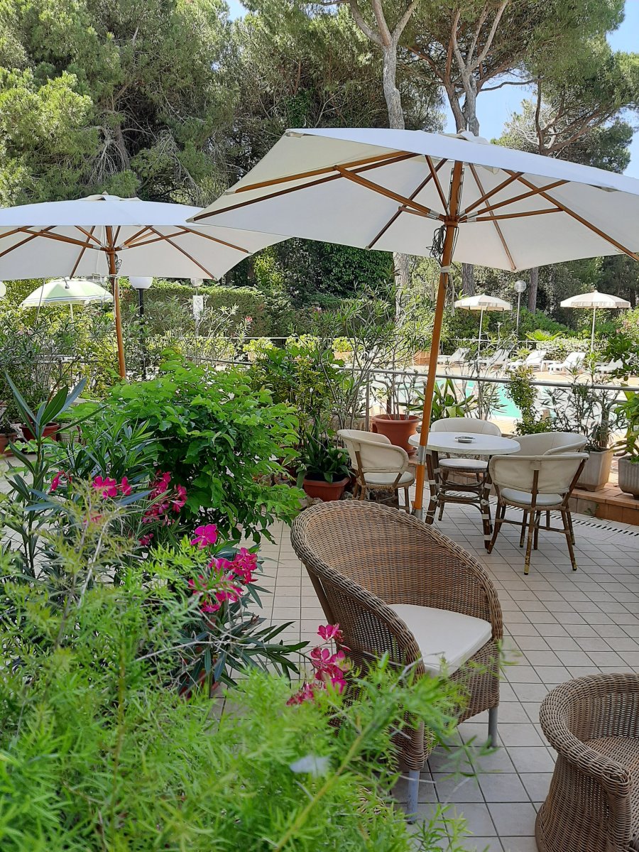 Relax Area in Pool