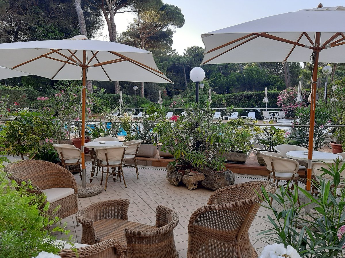 Relax Area in Pool